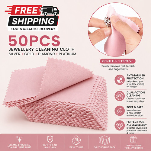 Jewellery cleaning cloth - jewellery,