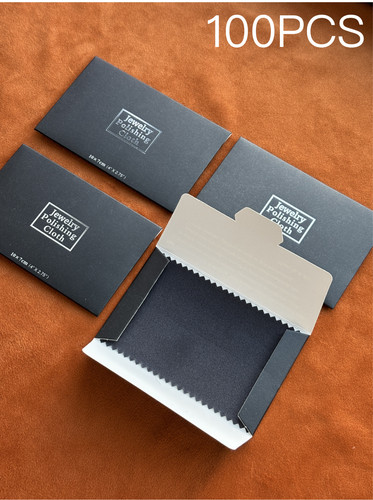 100pcs silver polishing cloth - 100pcs,