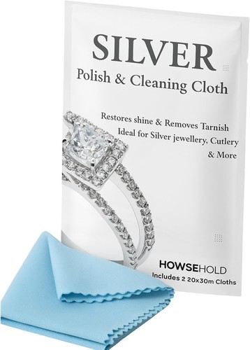 Silver polishing cloth - silver,