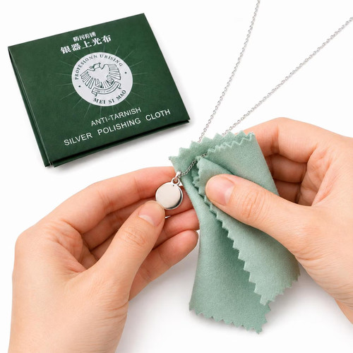 Silver polishing cloth - silver,